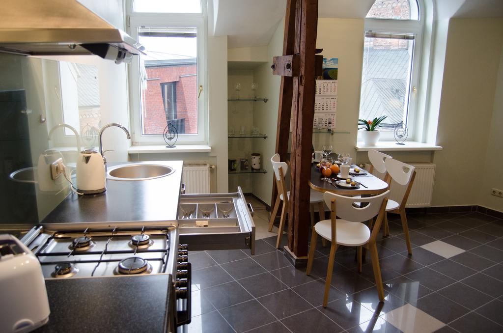 City Inn Riga Apartment, Old Town Panorama View With Parking Exterior foto
